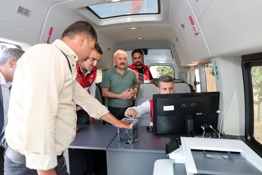 Adıyaman'da Düzensiz Göçle Mücadelede Mobil Göç Aracı Kullanılıyor