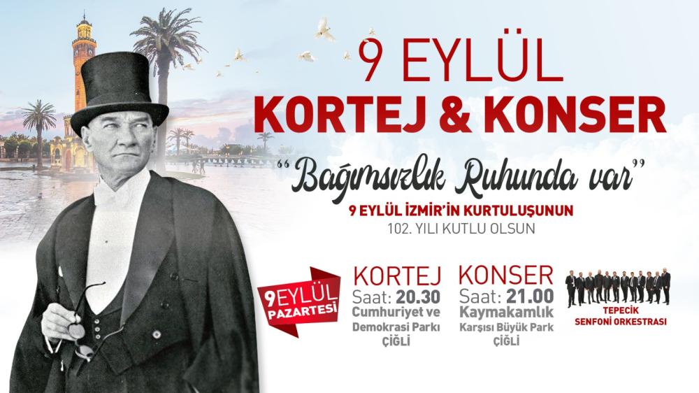 ÇİĞLİ’DE 9 EYLÜL COŞKUSU: KUTLAMALAR VE KONSER İLE İZMİR’İN KURTULUŞU