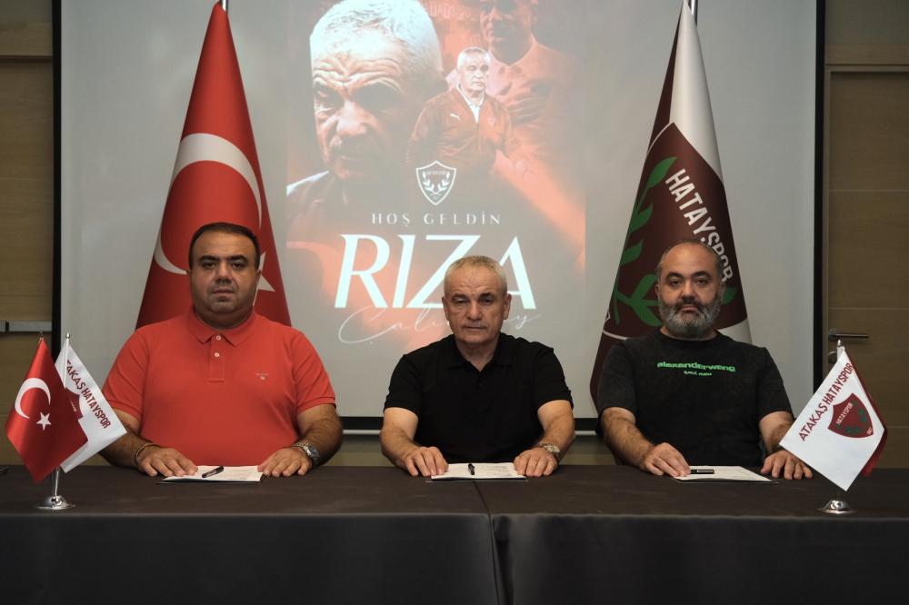 RIZA ÇALIMBAY HATAYSPOR’UN YENİ TEKNİK DİREKTÖRÜ OLDU