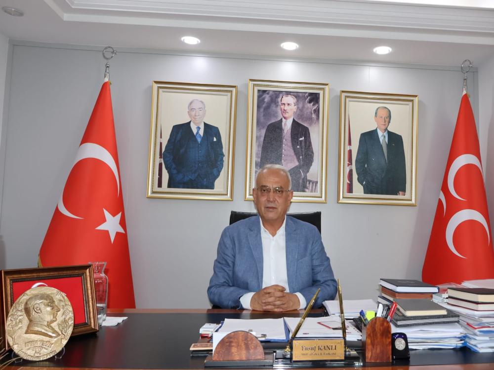 MHP ADANA İL BAŞKANI YUSUF KANLI'DAN ZEYDAN KARALAR’A AĞIR ELEŞTİRİ!