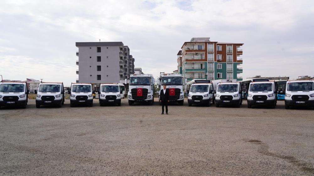 Adıyaman Belediyesi araç filosunu güçlendirdi: 12 yeni araç hizmete girdi