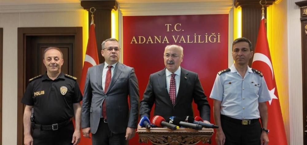 VALİ KÖŞGER, ADANA’DA GÜVENLİK VE HUZUR İÇİN ALINAN TEDBİRLERİ AÇIKLADI