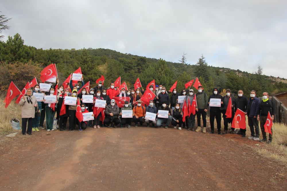 BEYPAZARI'NDA LÖSEV'E DESTEK YÜRÜYÜŞÜ GERÇEKLEŞTİRİLDİ