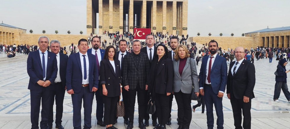 GELİBOLU CHP HEYETİ ANKARA’DA GENEL MERKEZ VE GRUP TOPLANTISINA KATILDI