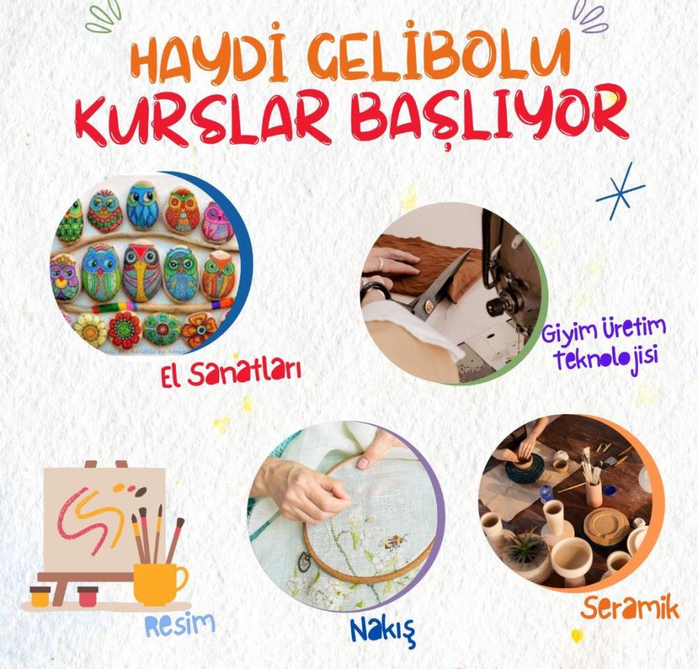 Gelibolu Halk Eğitim Merkezi 2024-2025 Kurs Kayıtları Başladı