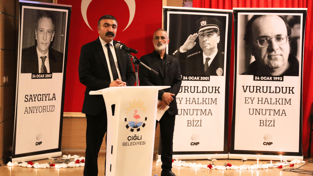 CHP Çiğli’den Anlamlı Etkinlik: Uğur Mumcu ve Gaffar Okkan Unutulmadı