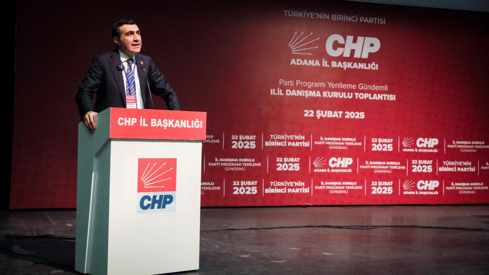 CHP ADANA İL DANIŞMA KURULU’NDA PARTİ PROGRAMI MASAYA YATIRILDI