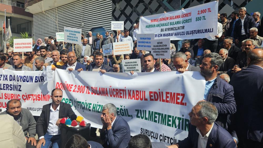 ÇİFTÇİLERDEN SULAMA BİRLİĞİ’NE İSYAN: 