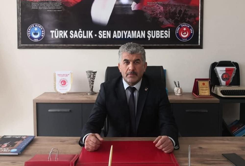 Türk Sağlık-Sen Adıyaman Şube Başkanı Tokur'dan 19 Mayıs Mesajı: 