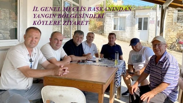 Çanakkale İl Genel Meclis Başkan ve Üyelerinden Yangından Etkilenenlere Ziyaret..