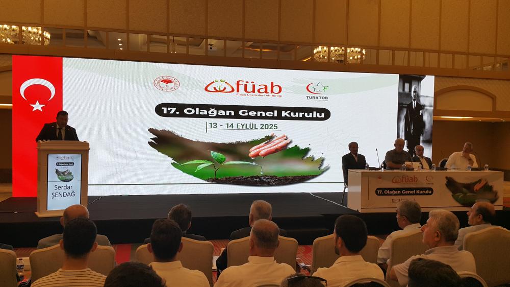FİDAN ÜRETİCİLERİ ALT BİRLİĞİ GENEL KURULUNU ANKARA'DA  GERÇEKLEŞTİRDİ