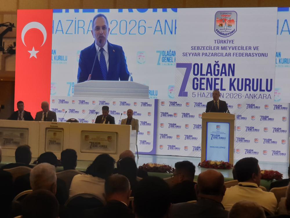 TÜRKİYE SEBZECİLER MEYVECİLER VE SEYYAR PAZARCILAR FEDERASYONU BAŞKANI ALİ KARACA YENİDEN BAŞKAN SEÇİLDİ 