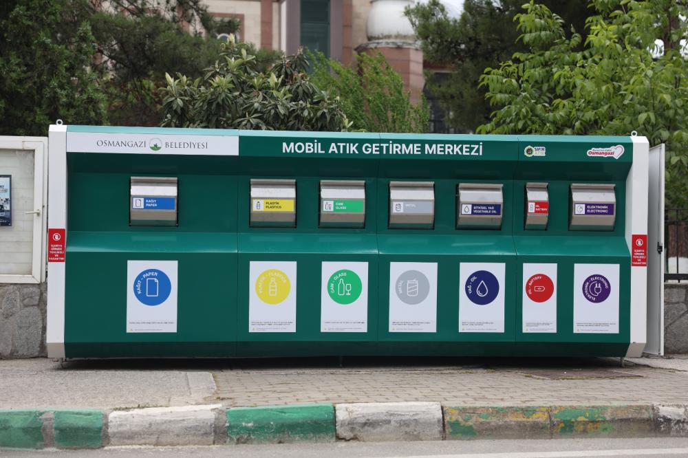  OSMANGAZİ BELEDİYESİ’NDEN GERİ DÖNÜŞÜM SEFERBERLİĞİ