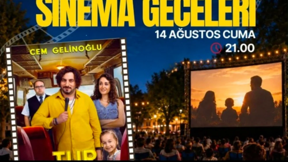 AÇIK HAVA SİNEMA GECELERİ MİLLET BAHÇESİ’NDE DEVAM EDİYOR