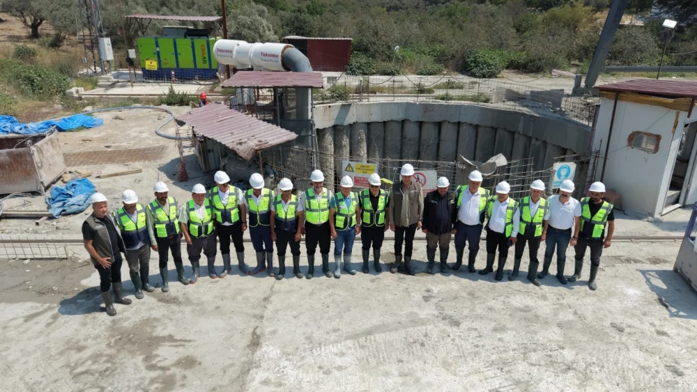 SAMANDAĞLI MUHTARLAR ALTYAPIYA NEFES ALDIRACAK PROJEYE HAYRAN KALDI