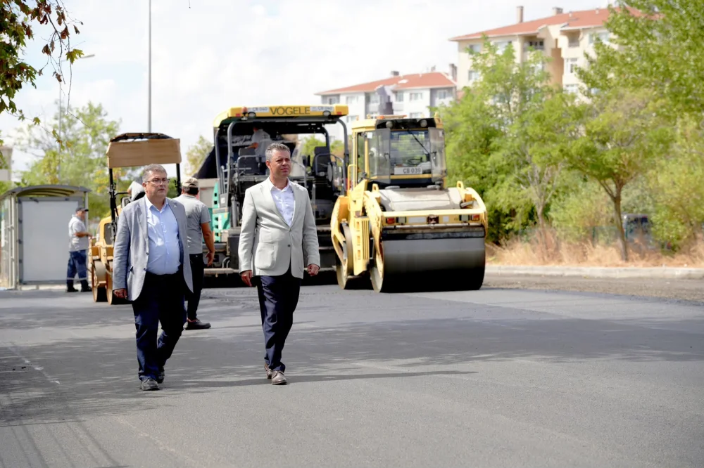BAŞKAN SARIKURT'TAN YOL ÇALIŞMALARI VE ESNAF ZİYARETİ