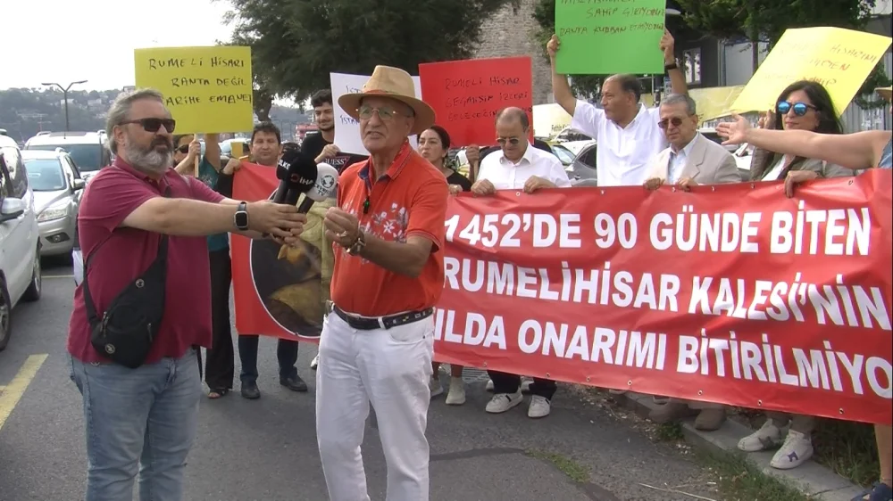 RUMELİ HİSARI’NDAKİ RESTORASYONA TEPKİ
