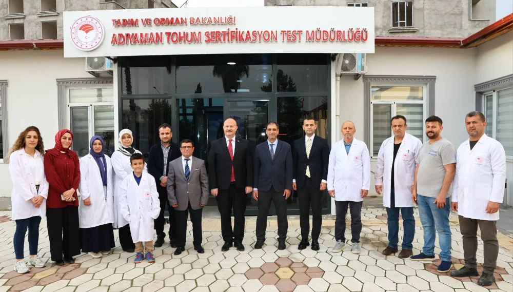 VALİ ABDULLAH KÜÇÜK’TEN TOHUM SERTİFİKASYON VE ARAŞTIRMA ENSTİTÜSÜNE ZİYARET