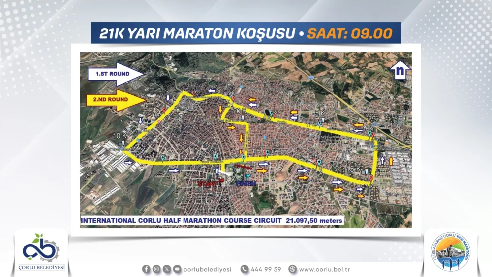 MARATON GÜNÜ TRAFİĞE KAPANACAK YOLLAR VE KAÇIŞ NOKTALARI BELLİ OLDU